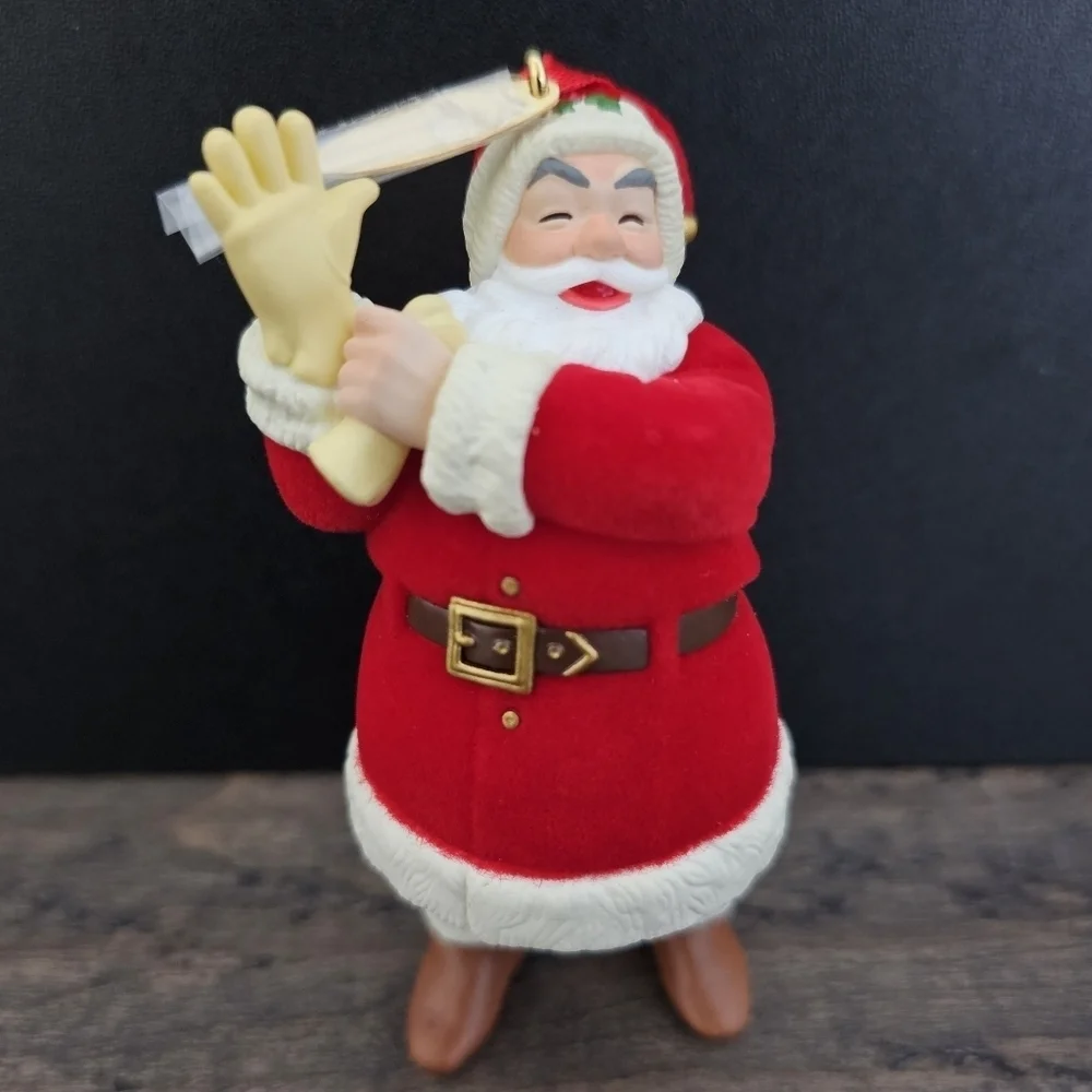 New Vintage Hallmark 2001 Twas the Night Before Christmas Santa Claus Ornament